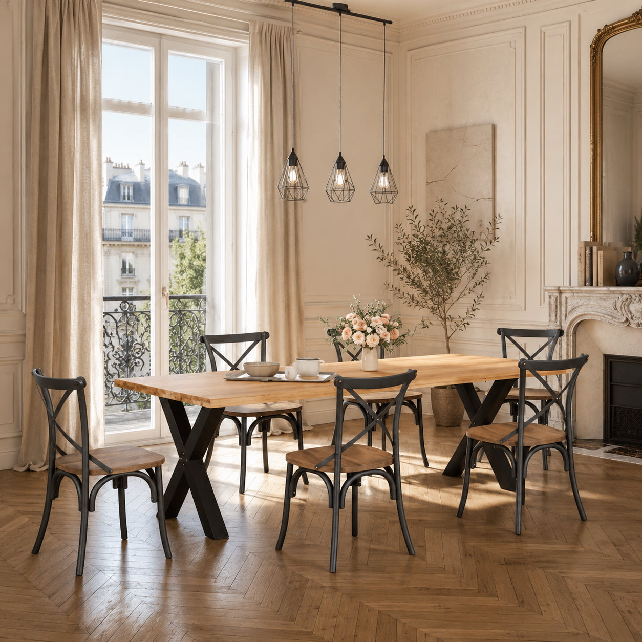 Pieds de table à manger Image