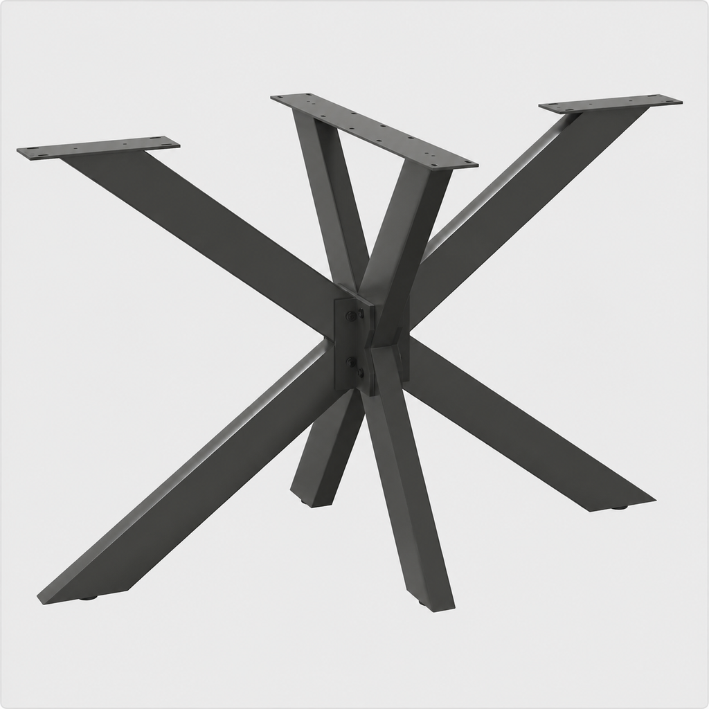 Pied Croisée 120 × 68 × (72-73) cm