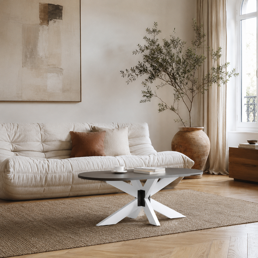 Pied Croisée 98 x 58 x (42-43) cm