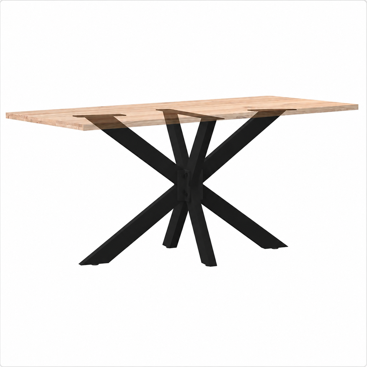 Pied Croisée 120 x 68 x (72-73) cm