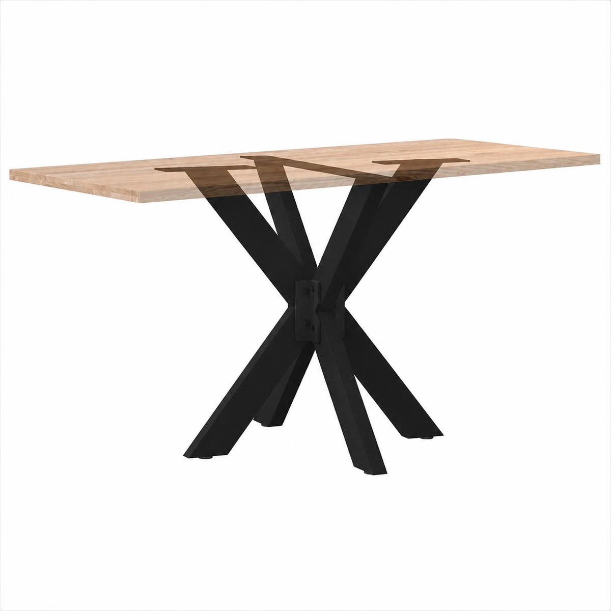Pied Croisée 85 x 85 x (72-73) cm