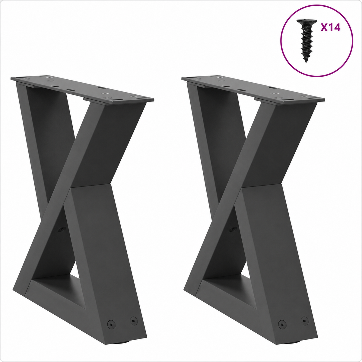 Pied Croisillon 30 x (30-31,3) cm