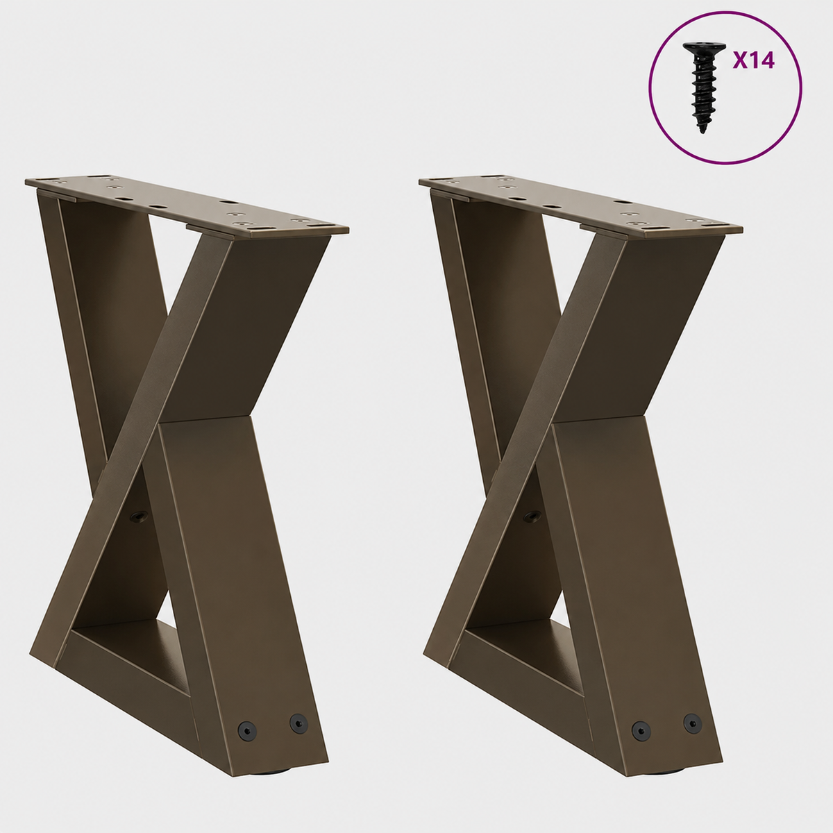 Pied Croisillon 30 x (30-31,3) cm