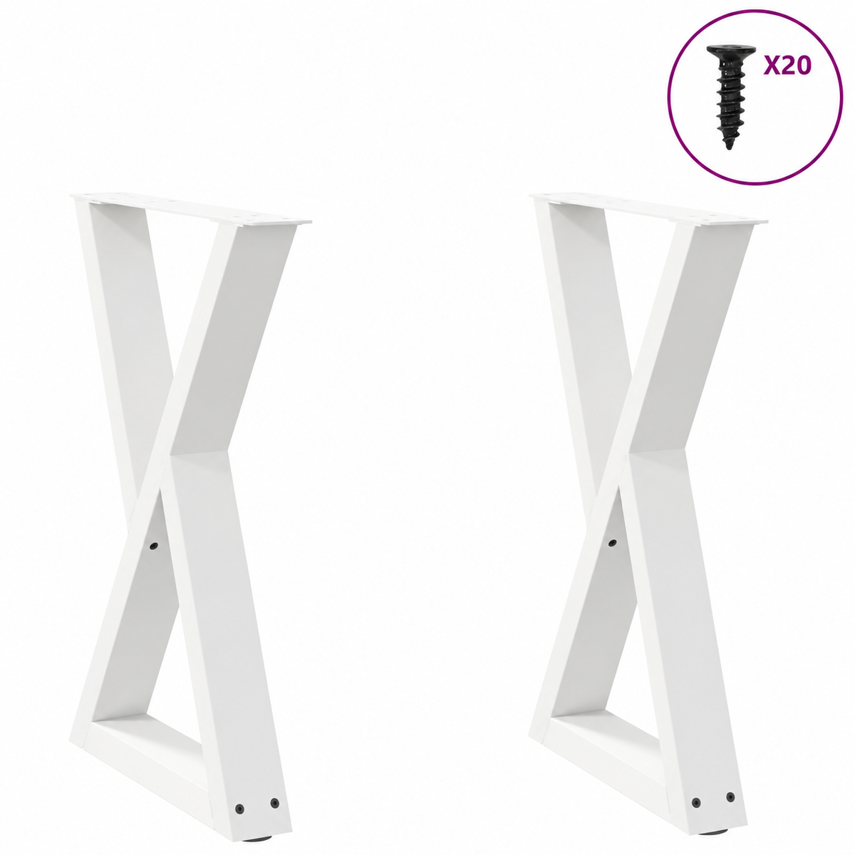 Pied Croisillon 60 x (72-73,3) cm