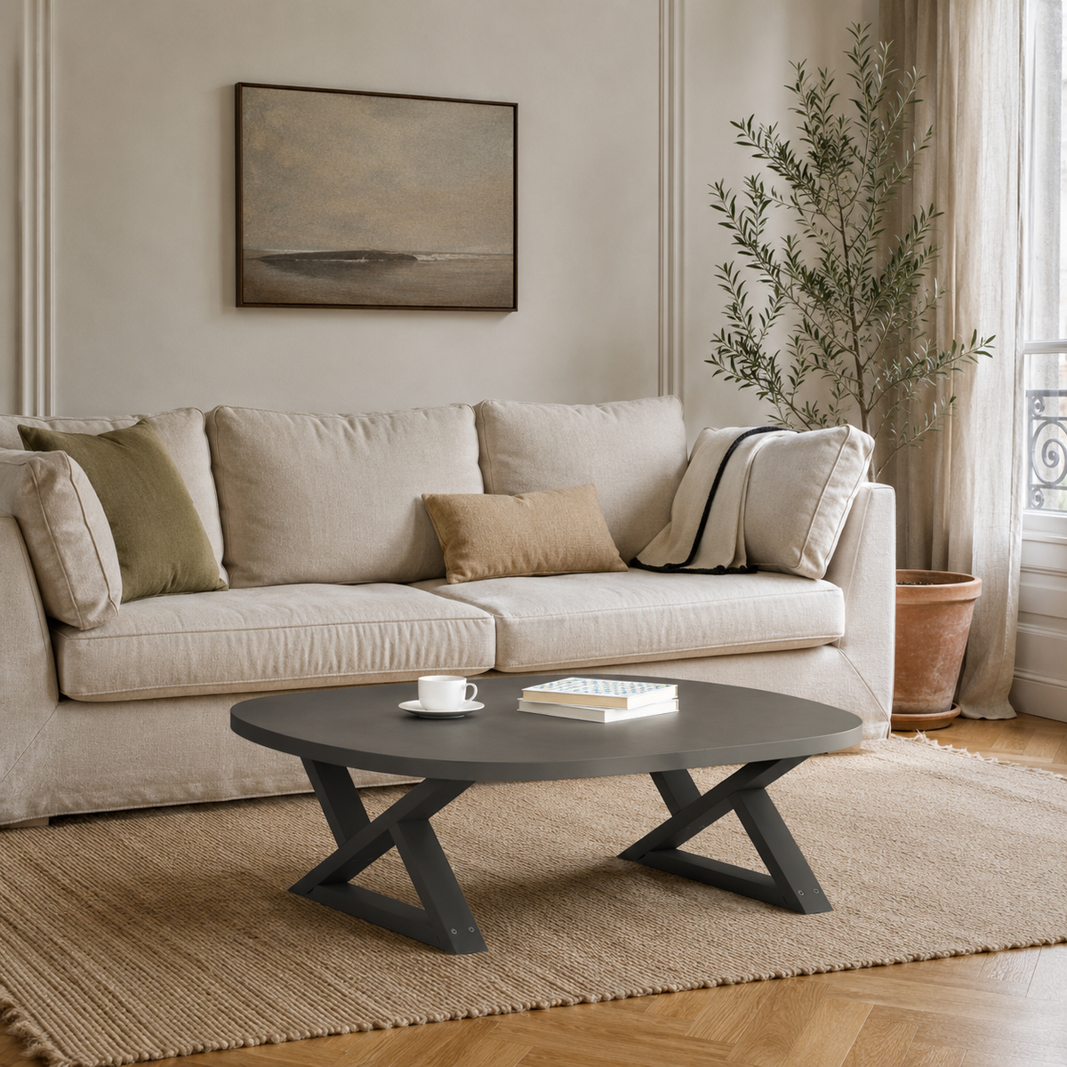 Pied Croisillon 70 x (30-31,3) cm