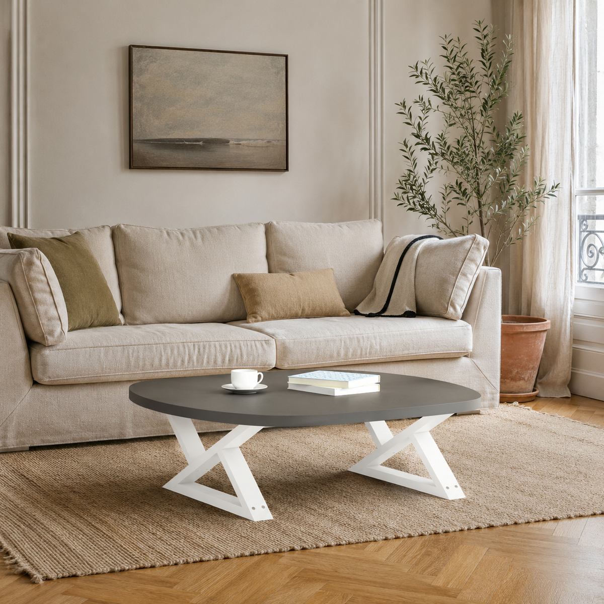 Pied Croisillon 70 x (30-31,3) cm