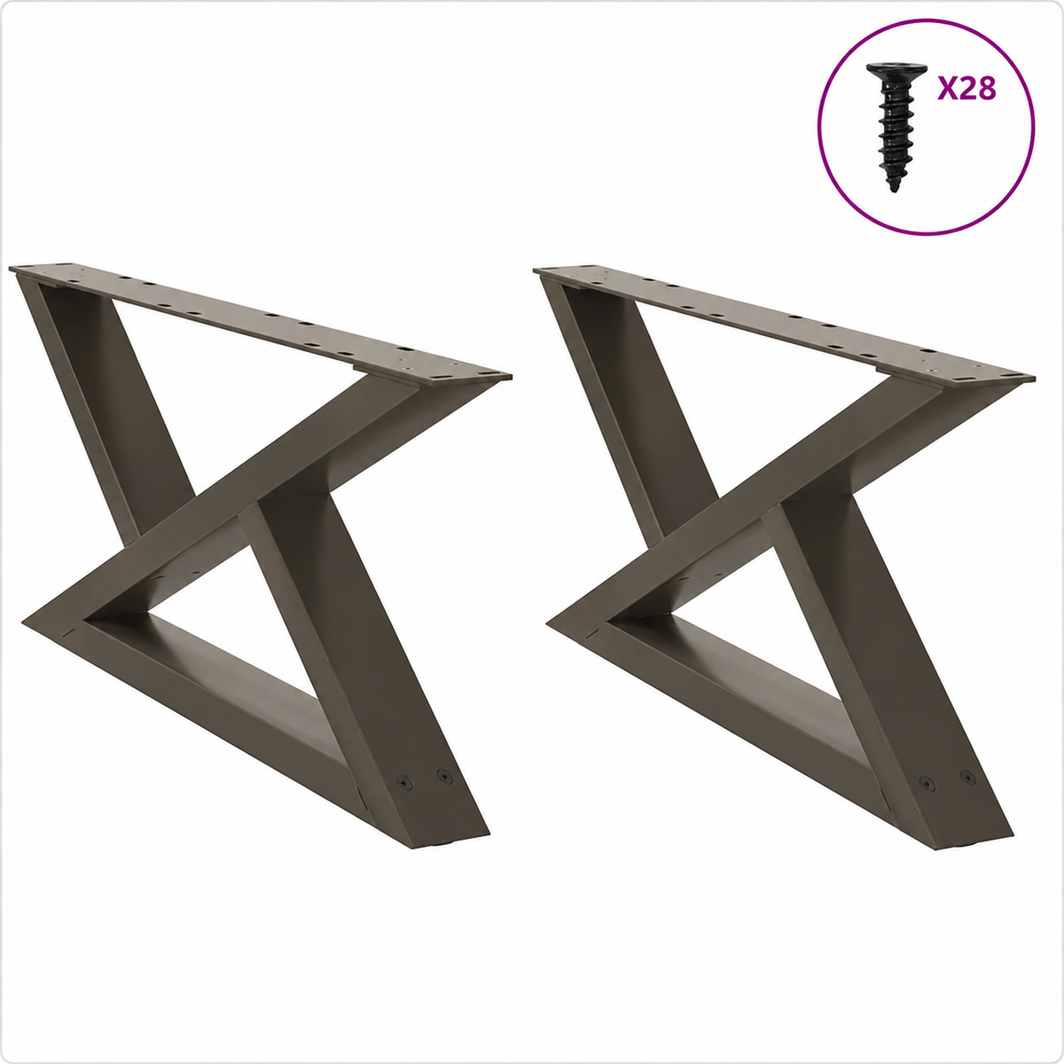 Pied Croisillon 70 x (30-31,3) cm