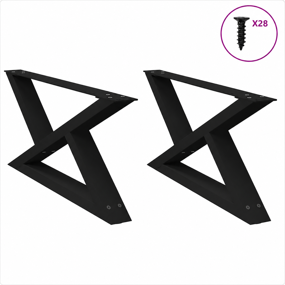 Pied Croisillon 70 x (30-31,3) cm